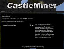 Tablet Screenshot of castleminer.com